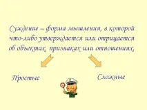 Судження – форма мислення, у якій щось стверджується або - Презентація 8969-2 судження