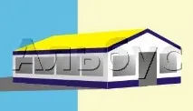 Тентові ангари, швидкобудуюємі ангари, виготовлення ангарів, виробництво ангарів, будівництво швидкобудуюємі