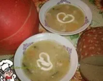 Гарбузовий суп з куркою та рисом, Овочеві супи, Перші страви куркою