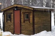 Утеплений дачний туалет дачний