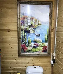 Утеплений дачний туалет утеплений