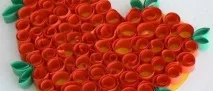 Валентинка в техніці квіллінг для початківців квіллінг