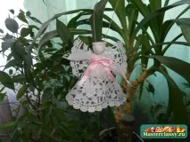 Ангел на Новий рік своїми руками на ялинку з фото та відео новий