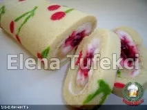 Бісквітний рулет Вишенька (МК від Олени) читати онлайн вишенька