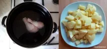 Борщ з куркою покроковий рецепт з фото борщ
