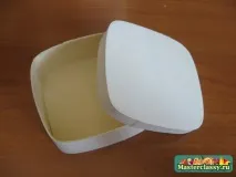бяла акрилна кутии