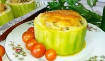 Фаршировані кабачки, рецепти з фаршем запечених у духовці рецепти