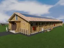 конюшни височина около