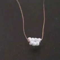 бели мъниста глоксиния