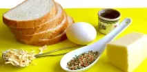 мляко крутони