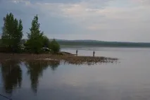 Виток Ками в селі Куліга, Удмуртія удмуртія