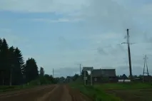Виток Ками в селі Куліга, Удмуртія куліга