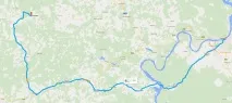 Виток Ками в селі Куліга, Удмуртія виток
