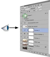 photoshop слоевете