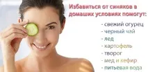 Як швидко прибрати кола під очима. швидко