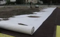 Як правильно зробити монтаж геотекстилю при будівництві будинку, Полілайн зробити