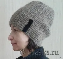 Як зв’язати шапку біні спицями язати