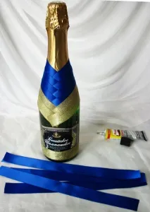украсим бутилка