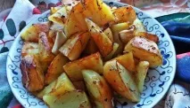 Картопля з часником в духовці. приготування