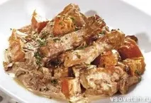 Курка з грибами, в духовці рецепт, Другі страви рецепт