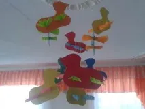 Майстер-клас, вироби у середній групі (діти 4-5 років) «Птахи», оформлення групи Освітній групі