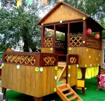 МК "Квіти з майонезних кришок для прикраси будиночка" кришок