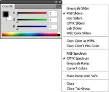 Палітра Color Adobe Photoshop CS5, Все про графік, фотографії та CAD системи палітра