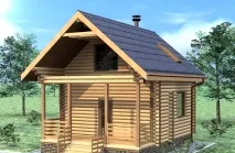 Проект лазні з мансардою лазня мансардою