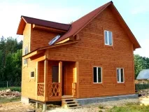 Проект лазні з мансардою лазні