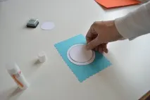 Новорічна листівка зі сніговиком покрокова інструкція своїми руками новорічна