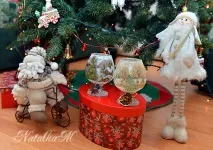 Новорічні свічники свічники