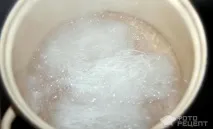 Рецепт Фунчоза з куркою та овочами, гаряча страва фунчоза