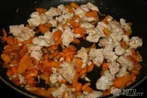 Рецепт Фунчоза з куркою та овочами, гаряча страва куркою