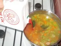 Рецепт Томатний суп, з горошком горошком