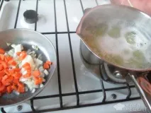 Рецепт Томатний суп, з горошком рецепт