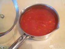 Рецепт Томатний суп, з горошком рецепт