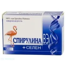 Спіруліна ВЕЛСелен таблетки 500мг №120 спіруліна