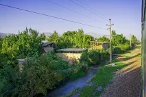 Ташкент - Ходжикент, фоторепортаж з вікна електрички - Не транспортні фотозвіти - Громадський електрички