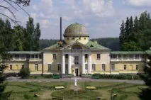 Садиба Борове на карті Ленінградської області ленінградської
