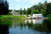 Садиба Борове на карті Ленінградської області ленінградської