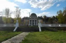 Садиба Борове на карті Ленінградської області борове