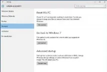 Відновлення попередньої версії Windows відновлення