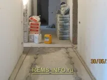 Вирівнювання підлоги своїми руками – конкретний приклад з фото. конкретний