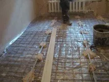 Вирівнювання підлоги за допомогою бетонної стяжки своїми руками вирівнювання