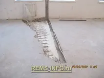 Вирівнювання підлоги своїми руками – конкретний приклад з фото. руками