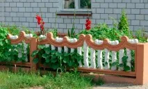Паркан для палісадника своїми руками. палісадника