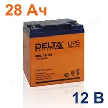 Акумулятор Delta HRL 12-26 - 12 В, 28 Ач 12-26