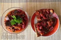 Баклажани з квасолею в томаті - рецепт з покроковими фото рецепт
