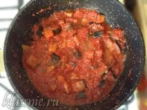 Баклажани з квасолею в томаті - рецепт з покроковими фото томаті