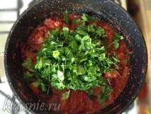 Баклажани з квасолею в томаті - рецепт з покроковими фото квасолею